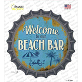 Welcome to our Beach Bar Novelty Bottle Cap Sticker Decal