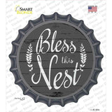 Bless the Nest Novelty Bottle Cap Sticker Decal