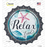Relax Zone Novelty Bottle Cap Sticker Decal