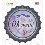 Mermaid Zone Novelty Bottle Cap Sticker Decal