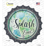 Splash Zone Novelty Bottle Cap Sticker Decal