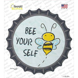 Bee Yourself Novelty Bottle Cap Sticker Decal