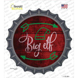 Big Elf Novelty Bottle Cap Sticker Decal