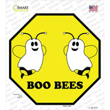 Boo Bees Novelty Octagon Sticker Decal Small