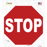 Stop Novelty Octagon Sticker Decal Small