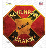 Southern Charm Arkansas Novelty Octagon Sticker Decal Small