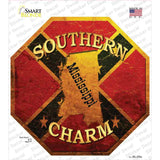 Southern Charm Mississippi Novelty Octagon Sticker Decal Small