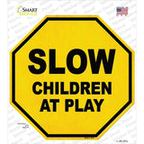 Slow Children at Play Novelty Octagon Sticker Decal Small