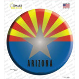 Arizona State Flag Novelty Circle Sticker Decal