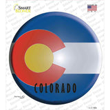 Colorado State Flag Novelty Circle Sticker Decal