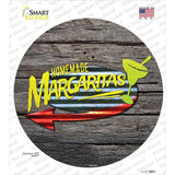 Homemade Margaritas Novelty Circle Sticker Decal