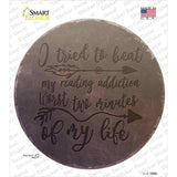 My Reading Addiction Novelty Circle Sticker Decal