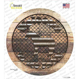 Welcome To The Farm Horse Novelty Circle Sticker Decal