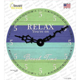 Youre On Beach Time Novelty Circle Sticker Decal