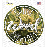 Smoke Weed Everyday Novelty Circle Sticker Decal