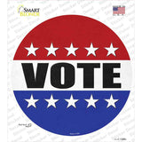 Vote Novelty Circle Sticker Decal