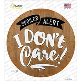 Spoiler Alert Novelty Circle Sticker Decal