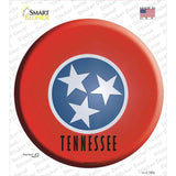 Tennessee State Flag Novelty Circle Sticker Decal