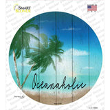 Oceanaholic Novelty Circle Sticker Decal