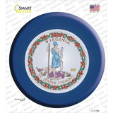 Virginia State Flag Novelty Circle Sticker Decal