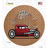Ride The Classic Hotrod Novelty Circle Sticker Decal