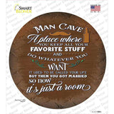 Its Just A Room Novelty Circle Sticker Decal