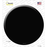 Black Novelty Circle Sticker Decal