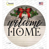 Welcome Home Ribbon Novelty Circle Sticker Decal