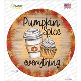 Pumpkin Spice Nice Novelty Circle Sticker Decal