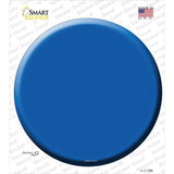 Blue Novelty Circle Sticker Decal