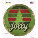 Jolly Green Novelty Circle Sticker Decal
