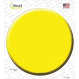 Yellow Novelty Circle Sticker Decal