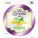 Add Vodka Purple Novelty Circle Sticker Decal