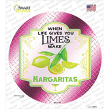 Make Margaritas Pink Novelty Circle Sticker Decal