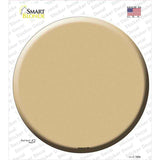 Gold Novelty Circle Sticker Decal