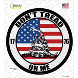 1776 US Flag Gadsden Novelty Circle Sticker Decal