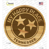 My Happy Place Tristar Tennessee Novelty Circle Sticker Decal