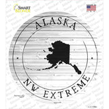 Alaska NW Extreme Novelty Circle Sticker Decal