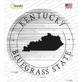 Kentucky Bluegrass State Novelty Circle Sticker Decal