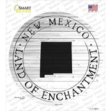New Mexico Land Of Enchantment Novelty Circle Sticker Decal