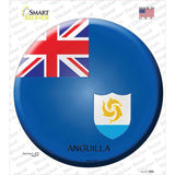 Anguilla Country Novelty Circle Sticker Decal