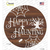 Happy Haunting Novelty Circle Sticker Decal