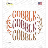 Gobble Gobble Gobble Novelty Circle Sticker Decal