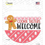 Cookie Tasters Welcome Novelty Circle Sticker Decal