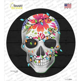 Calavera with Lights Novelty Circle Sticker Decal