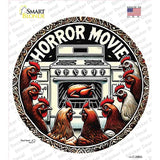 Horror Movie Novelty Circle Sticker Decal C-2082s
