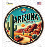 Arizona Desert Novelty Circle Sticker Decal C-2090s