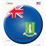 British Virgin Islands Country Novelty Circle Sticker Decal