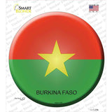Burkina Faso Country Novelty Circle Sticker Decal