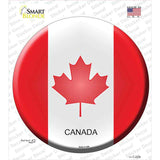 Canada Country Novelty Circle Sticker Decal
